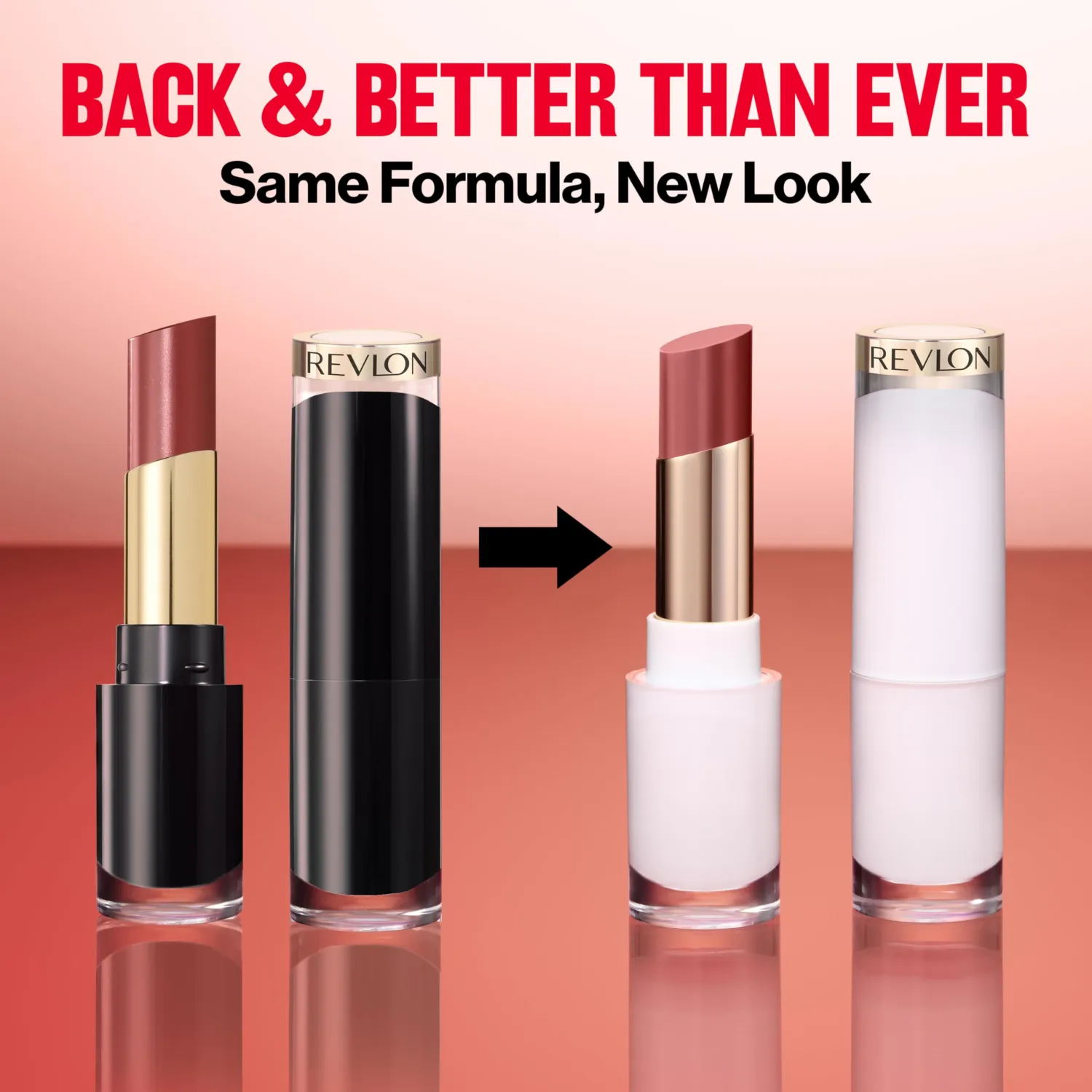 REVLON Super Lustrous Glass Shine Balm, Hydrating Tinted Lip Balm, Sheer, Glossy Shiny Finish, 002 Pink Flip, 0.11 oz