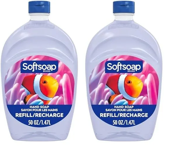 Softsoap Liquid Hand Soap Refill, Aquarium Series - 50 Fluid Ounce (Pack of 2)