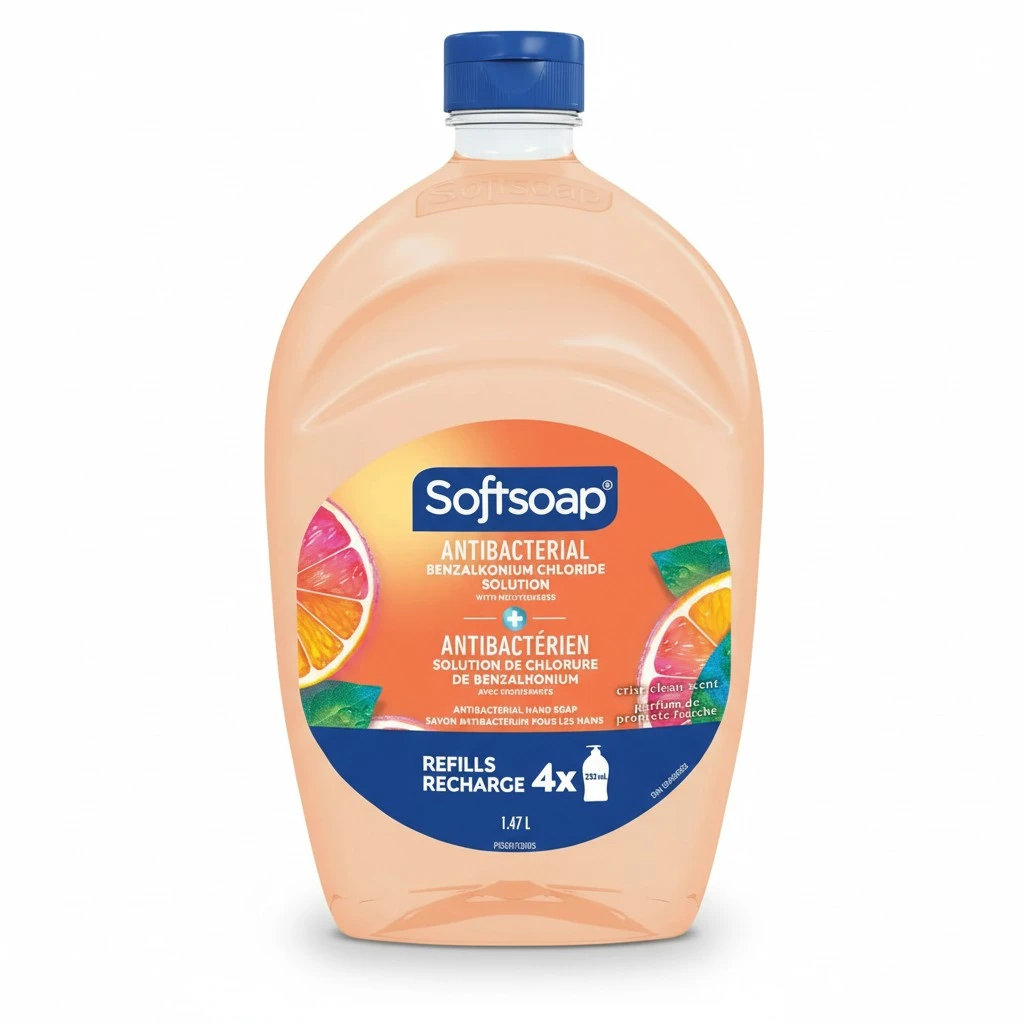Softsoap Antibacterial Refill 50oz Crisp Clean Scent