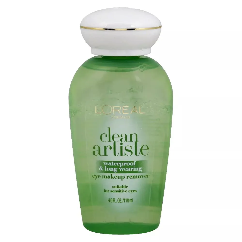 L'Oréal Paris Clean Artiste Eye Makeup Remover, Sensitive Eyes, 4 fl. oz.