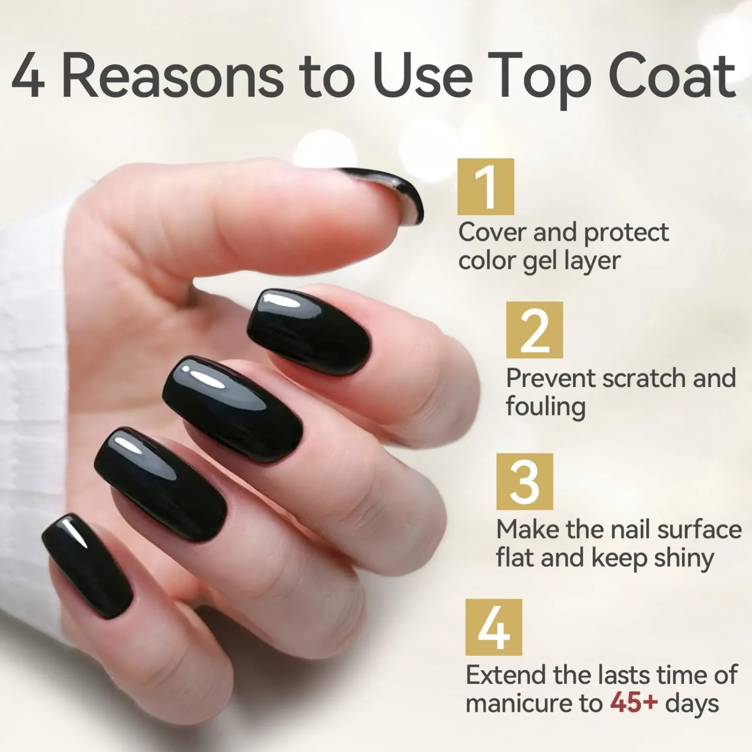 Born Pretty Glossy Top Gel, Clear Builder Nail Gel for Nails, 8 in 1 Nail Strengthener in a Bottle, Builder Extension Gel for Nails Shine Finish and Long Lasting Nail Protection Soak Off 15ml 2pcs