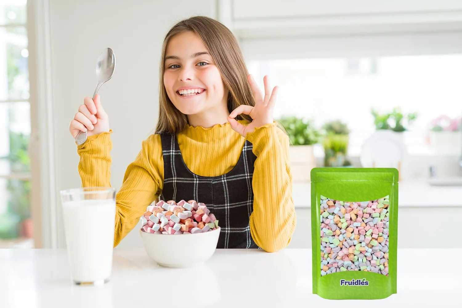 Fruidles Multicolor Mini Dehydrated Marshmallows in Resealable Bag - for Great Toppings (5 Ounces)
