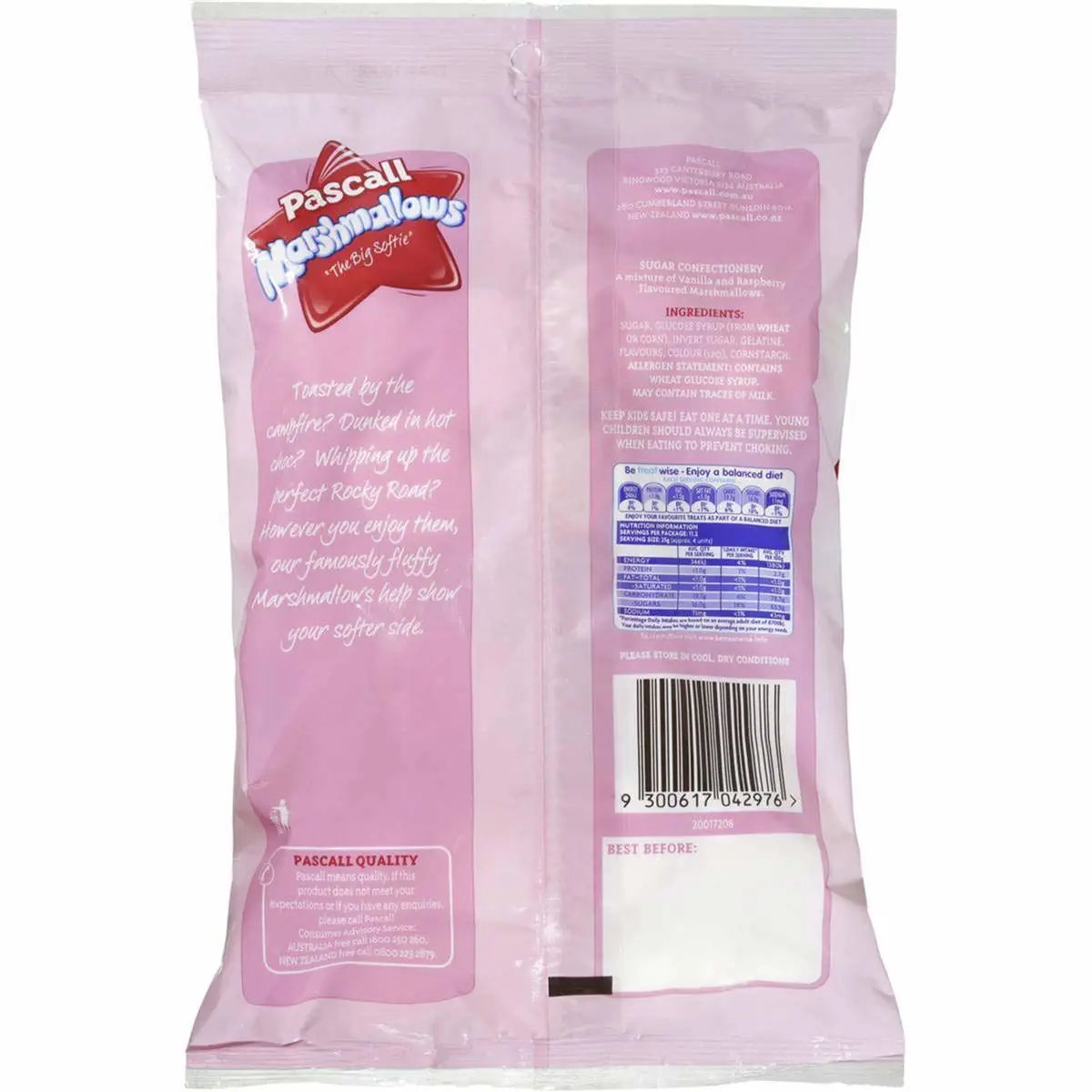 Pascall Marshmallows, 280g, Pink & White