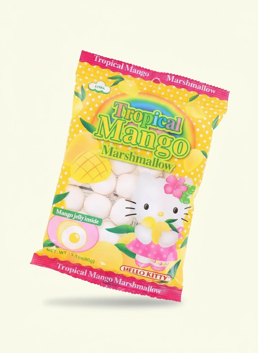 HELLO KITTY TROPICAL MANGO MARSHMALLOW 3.1OZ 1BAG