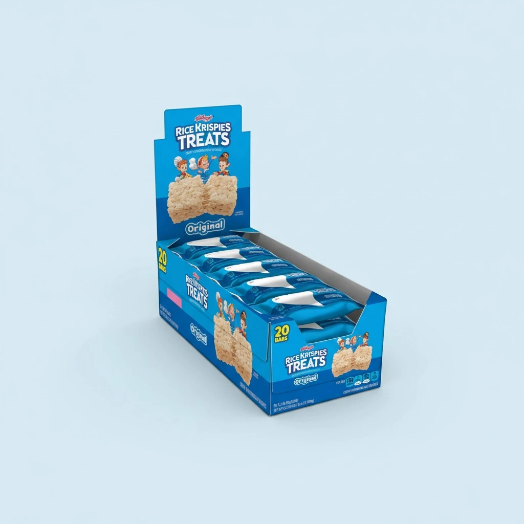 Rice Krispies Treats Marshmallow Snack Bars, Lunch Snacks, Original, 26oz Box (20 Count)
