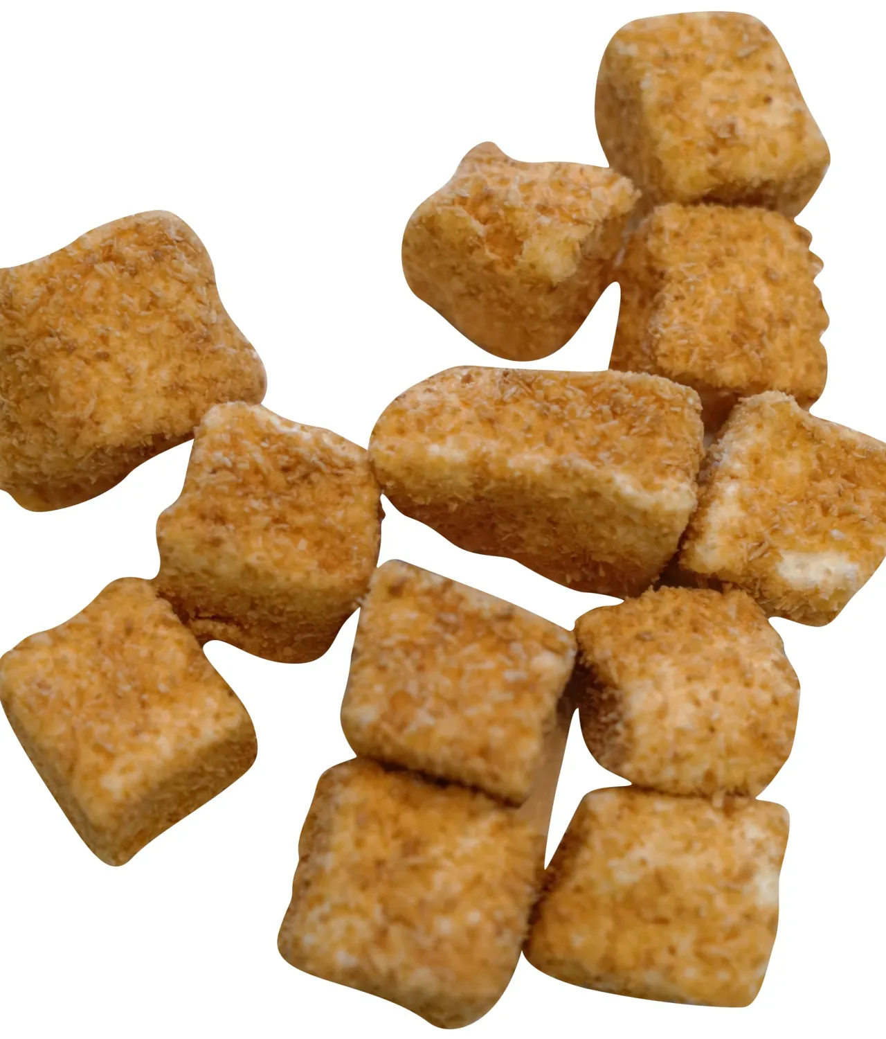 Toasted Coconut Marshmallows - 24 oz/1.5 lbs of Light Fluffy Sweet Toasted Coconut Coated Marshmallows in Resealable Bag