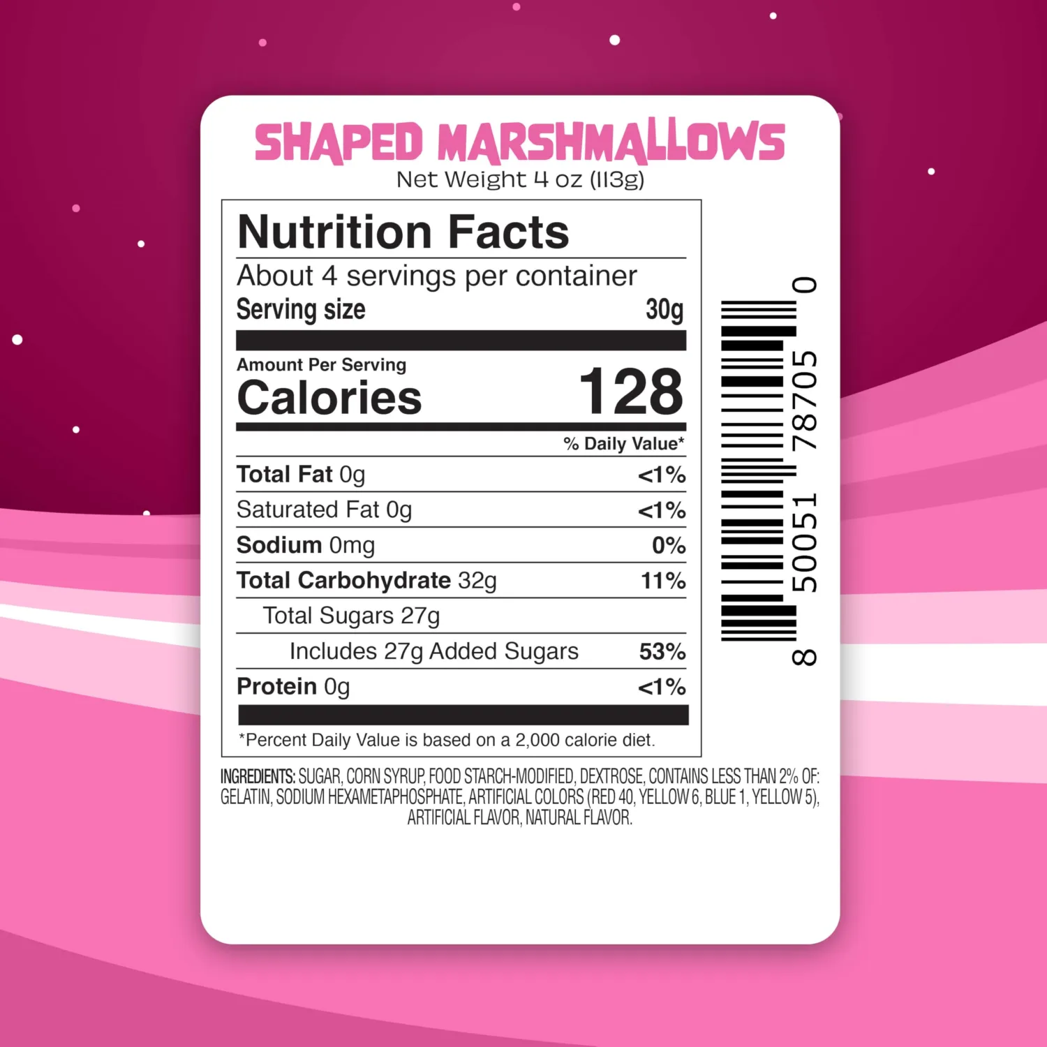 UpTop Treats Vanilla Dehydrated Marshmallows, 3 Pack, Fun Shapes & Colors, Resealable Bulk Bag, Crunchy Marshmallow Sweet Treats For Hot Chocolate, Cereal, Ice Cream Topping, 4 oz Bags (12oz Total)