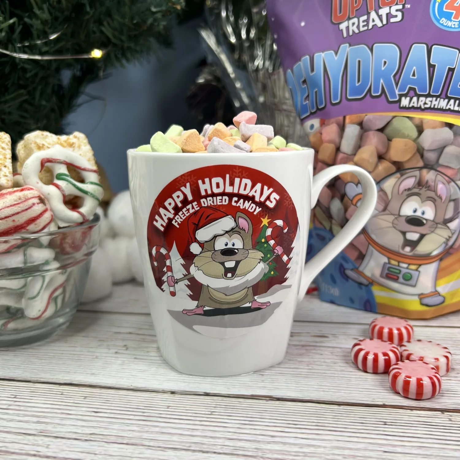 UpTop Treats Vanilla Dehydrated Marshmallows, 3 Pack, Fun Shapes & Colors, Resealable Bulk Bag, Crunchy Marshmallow Sweet Treats For Hot Chocolate, Cereal, Ice Cream Topping, 4 oz Bags (12oz Total)