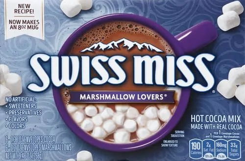Swiss Miss Marshmallow Lovers Hot Cocoa Mix, 6 Count Hot Cocoa Mix Packets