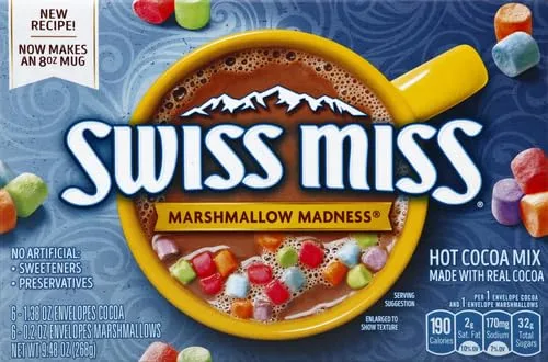 Swiss Miss Unicorn Marshmallows Hot Cocoa Mix, 6 Count Hot Cocoa Mix Packets