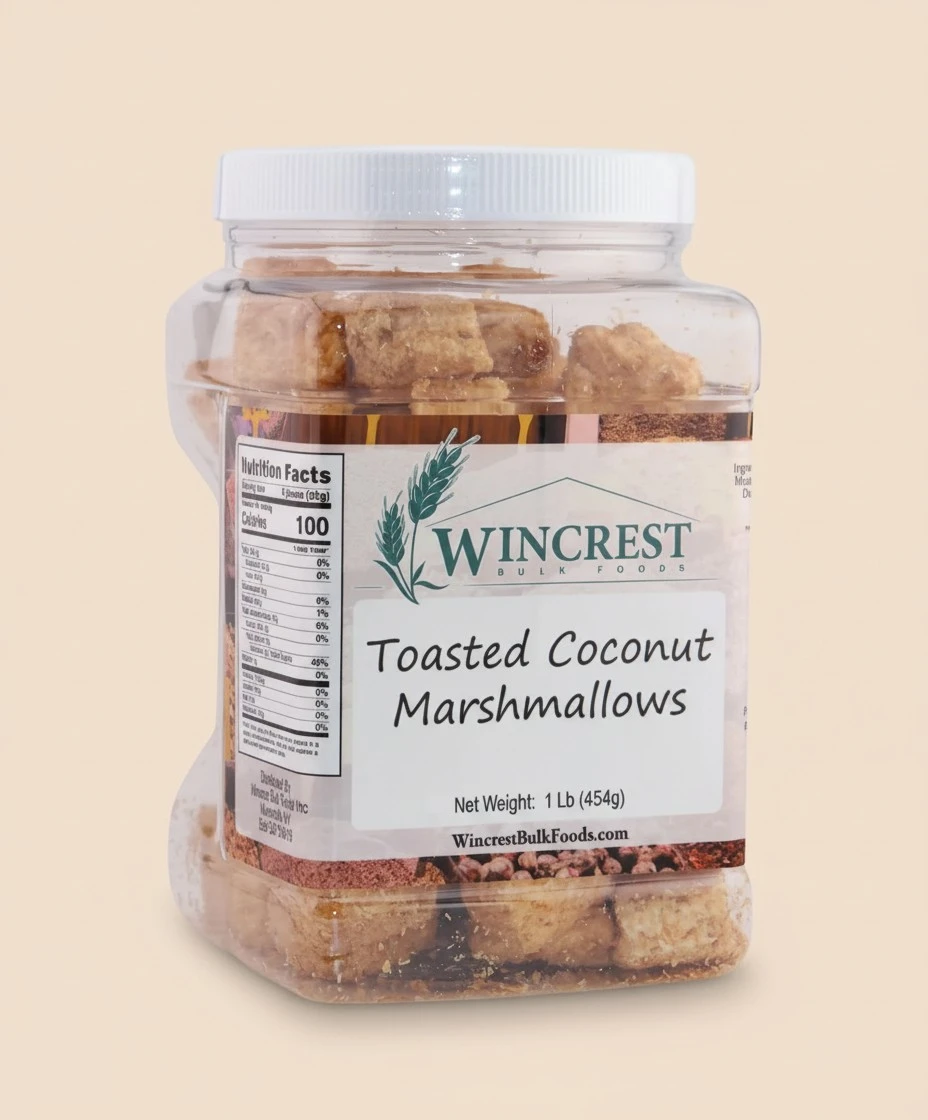 Toasted Coconut Marshmallows - 1 Lb Tub