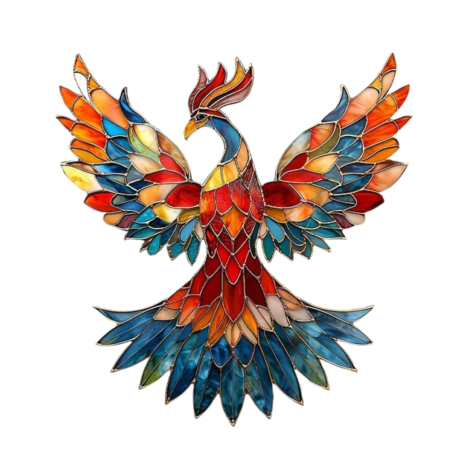 Bird Suncatcher Bohemian Phoenix Acrylic Window Hangings Decorations