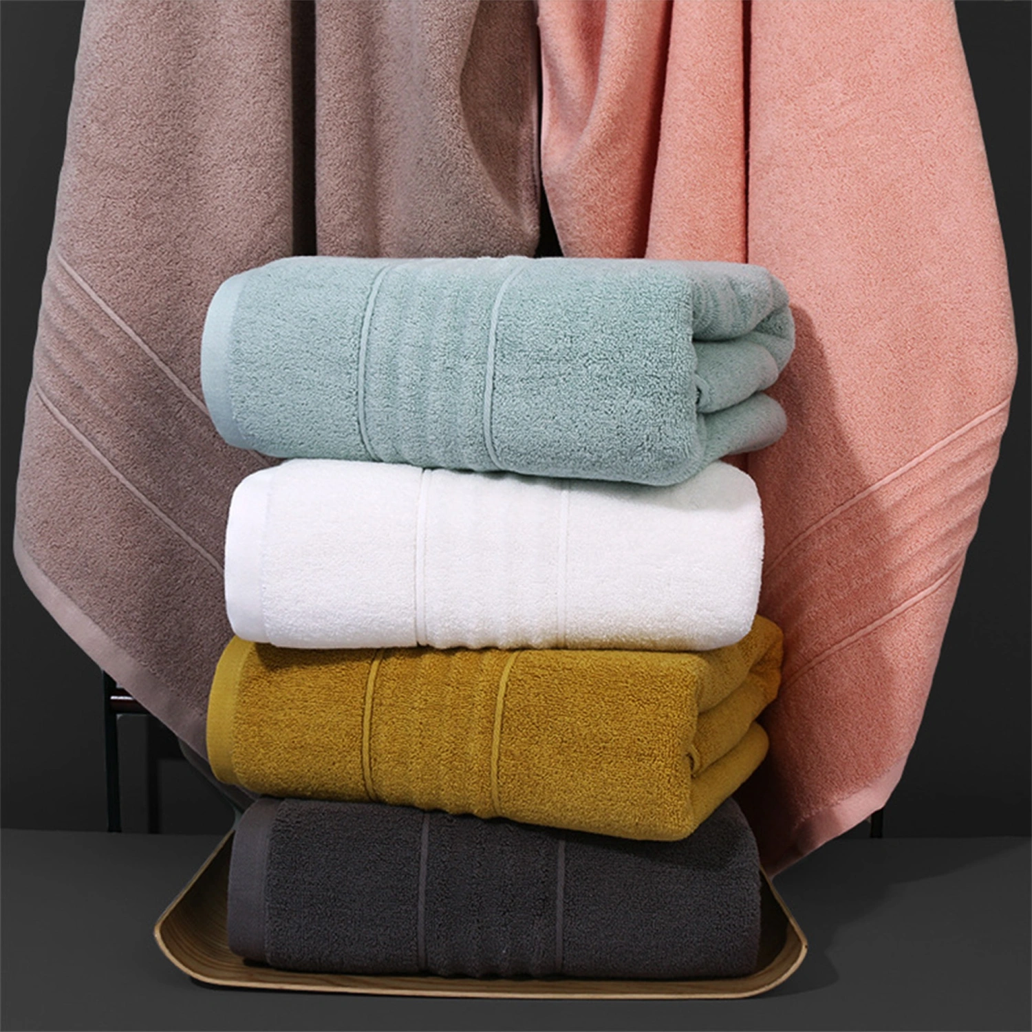 Large Bath Towel Soft Highly Absorbent Quick Drying Beach Towels