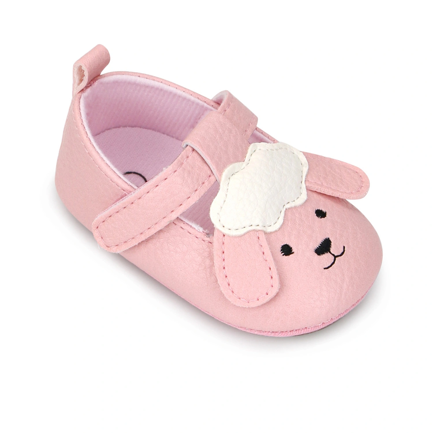 Baby Girls Princess Shoes Cartoon Dog Soft Non-slip First Walker Shoes