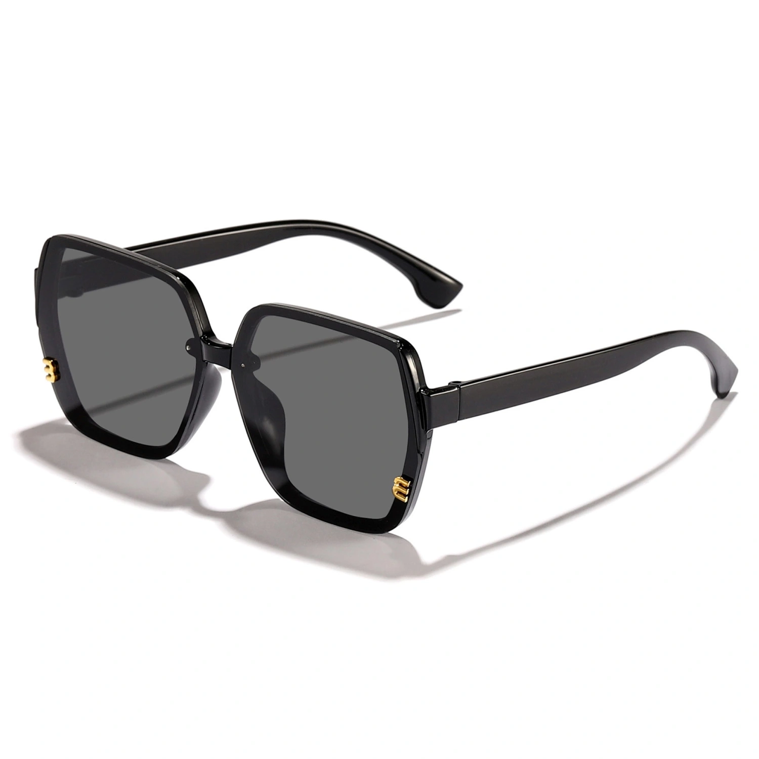 Adult Letter Sunglasses Square Shape Anti-UV Fashion Eyewear Glasses