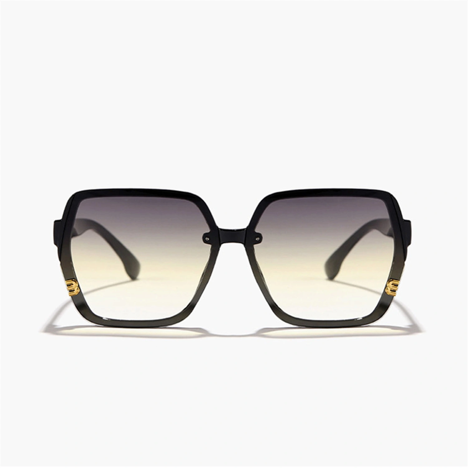 Adult Letter Sunglasses Square Shape Anti-UV Fashion Eyewear Glasses