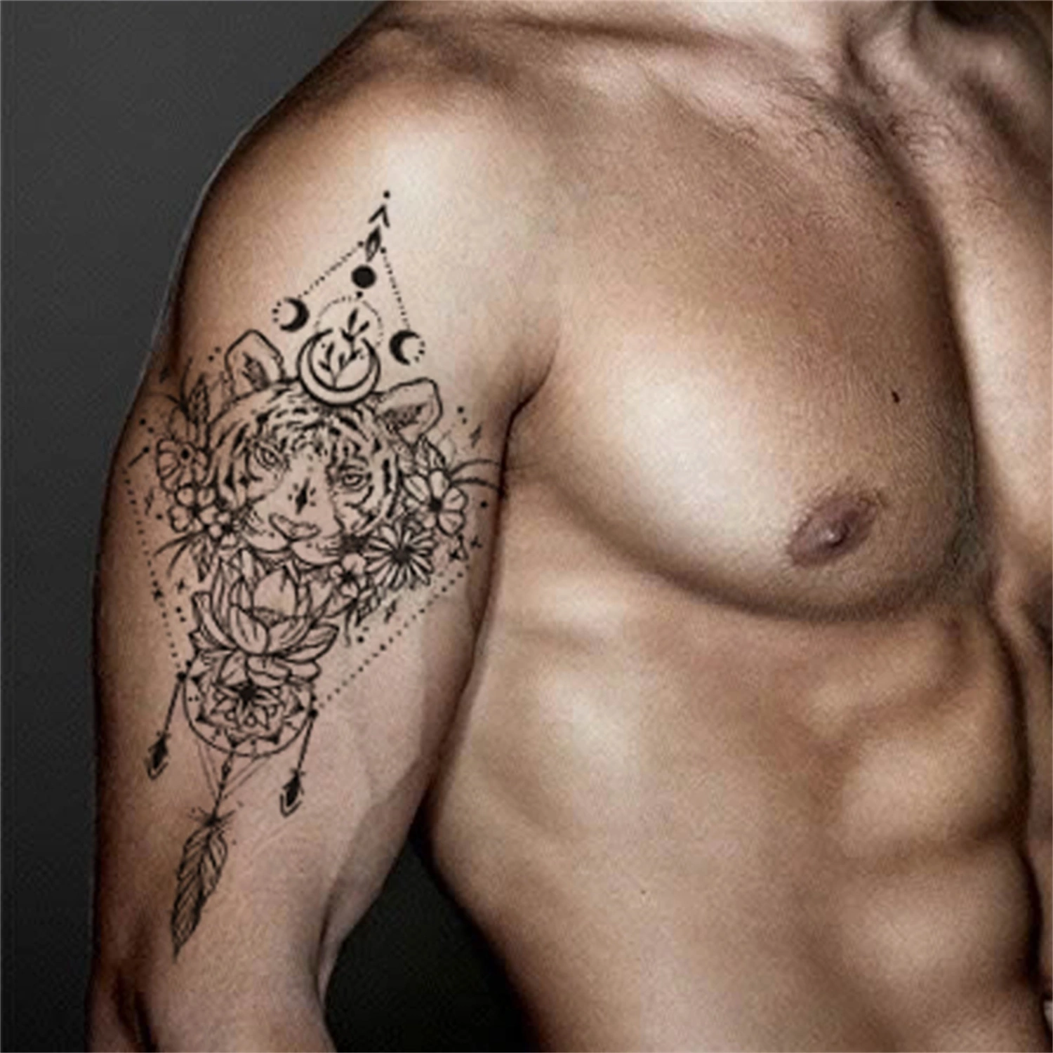 【GL】 Temporary Tattoo Long Lasting Realistic Waterproof Tattoo Sticker