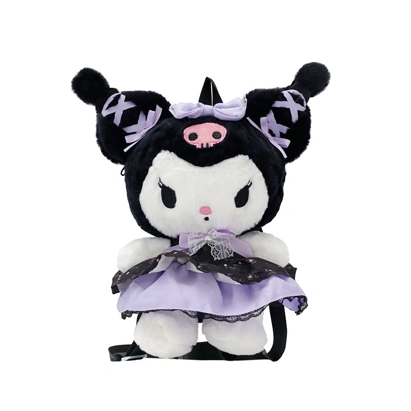 Women Plush Backpack, Trendy Cartoon Large Capacity Daily Bag