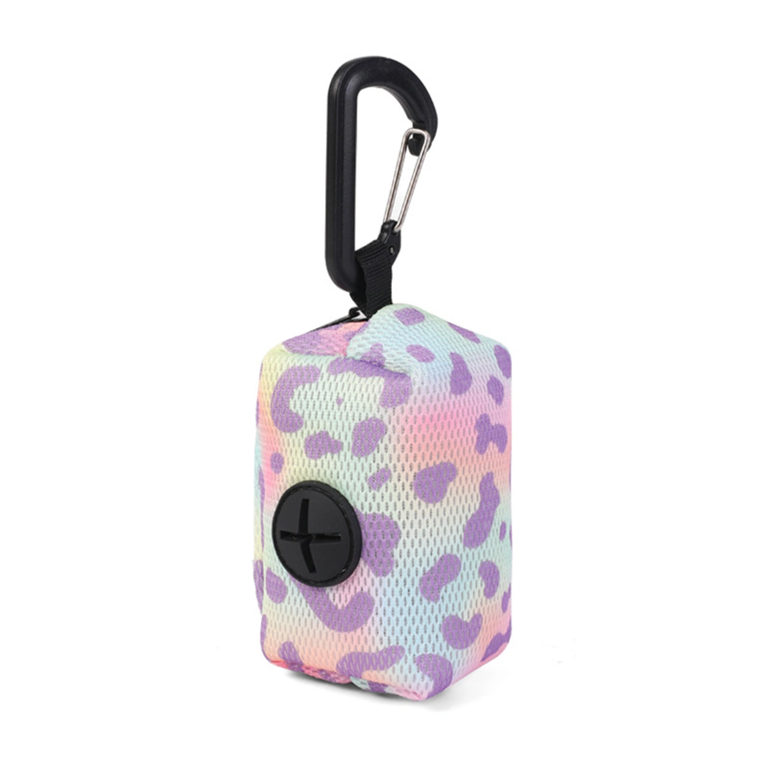 Dog Poop Bag Holder for Leash Waste Bag Dispenser with Carabiner Clip