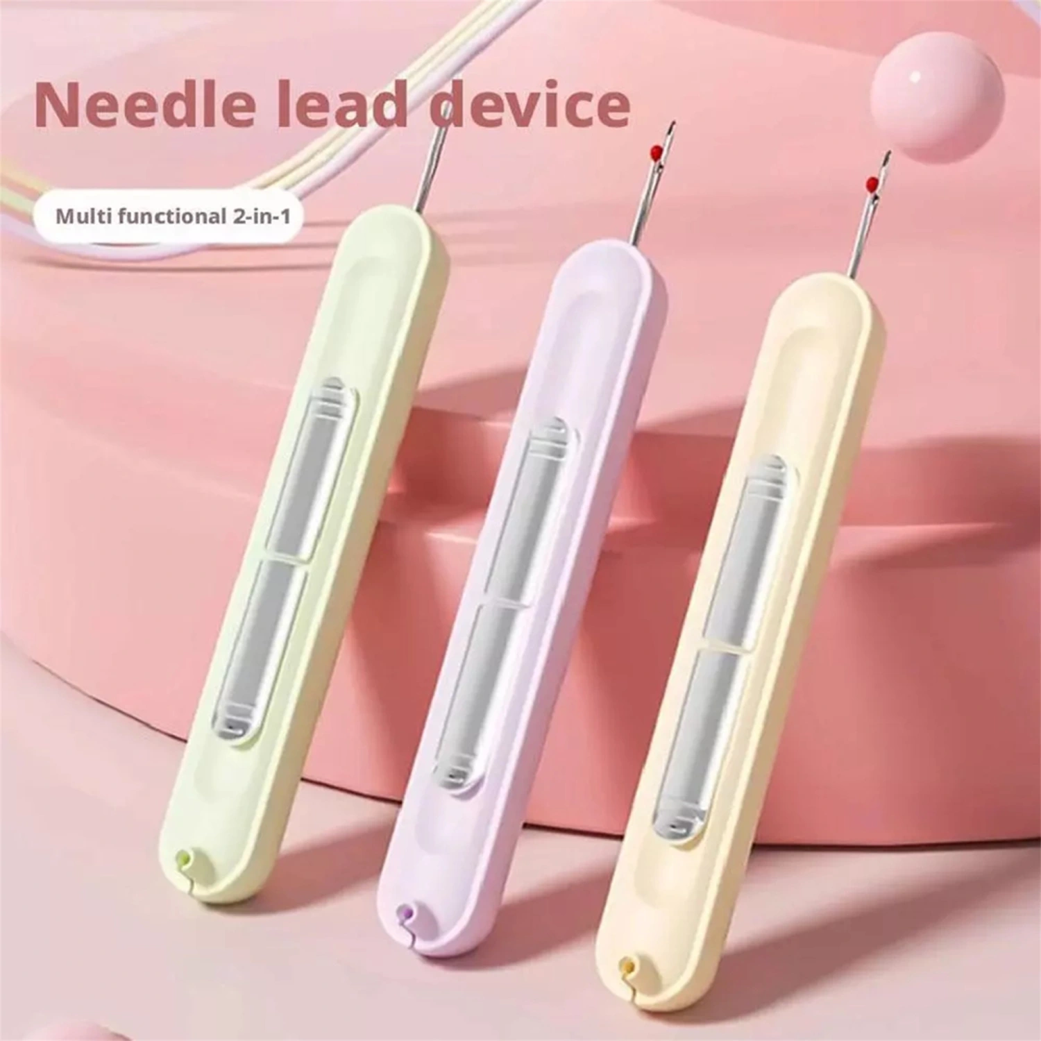 Needle Threader Seam Ripper Automatic Sewing and Remover Tool