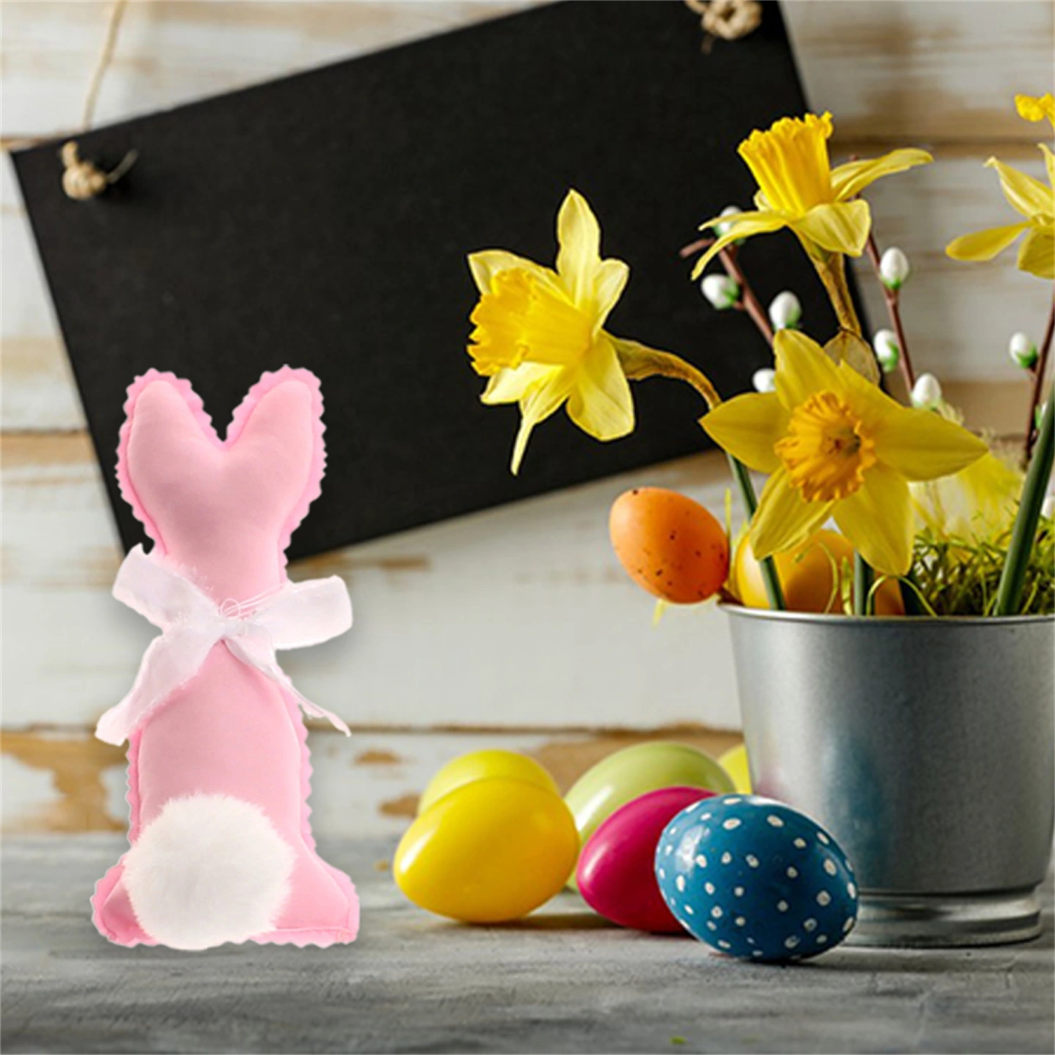 Easter Plush Bunny Ornaments Stuffed Rabbit Easter Hanging Decoration