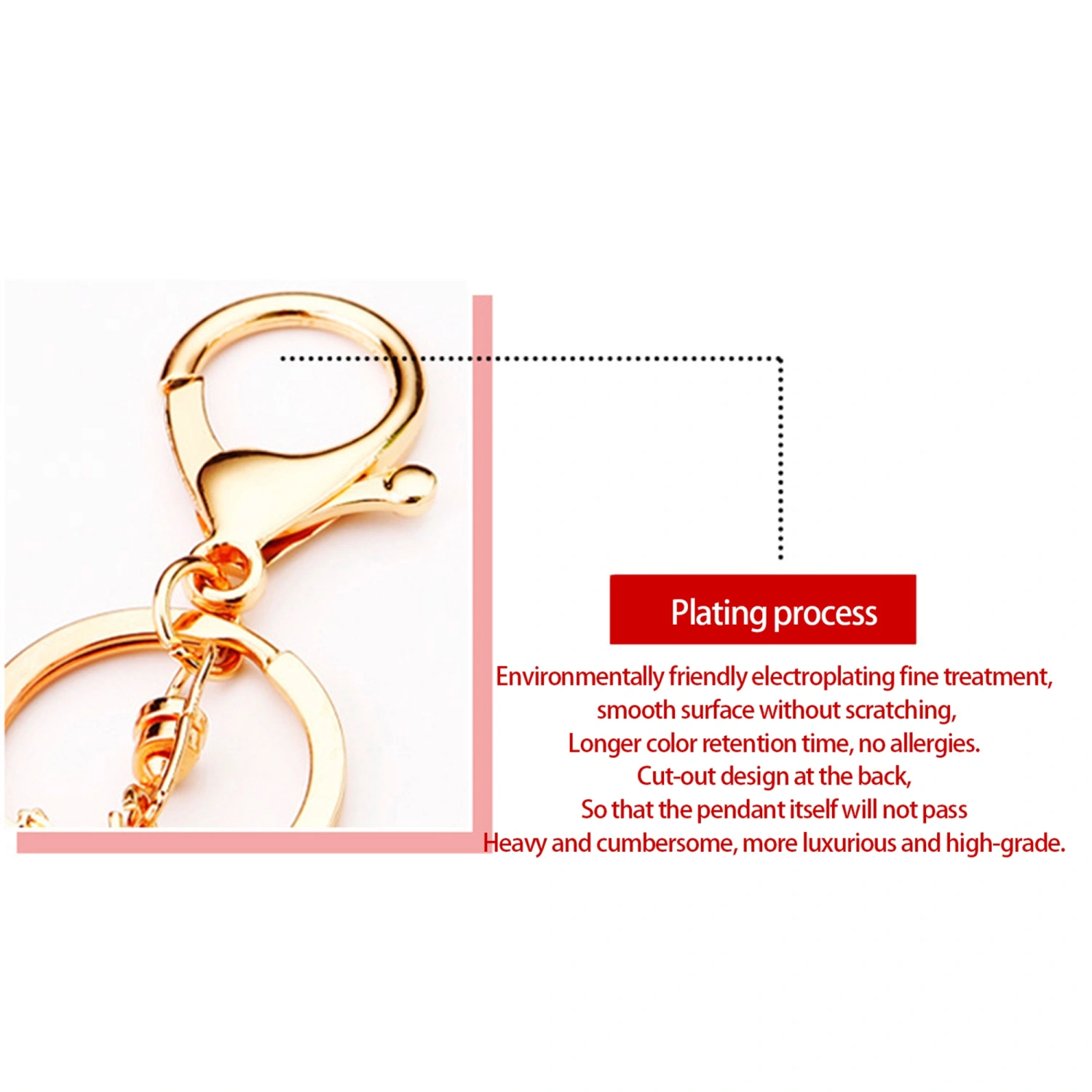 Fruit Keychain Shiny Rhinestones Design Red Apple Bag Charms