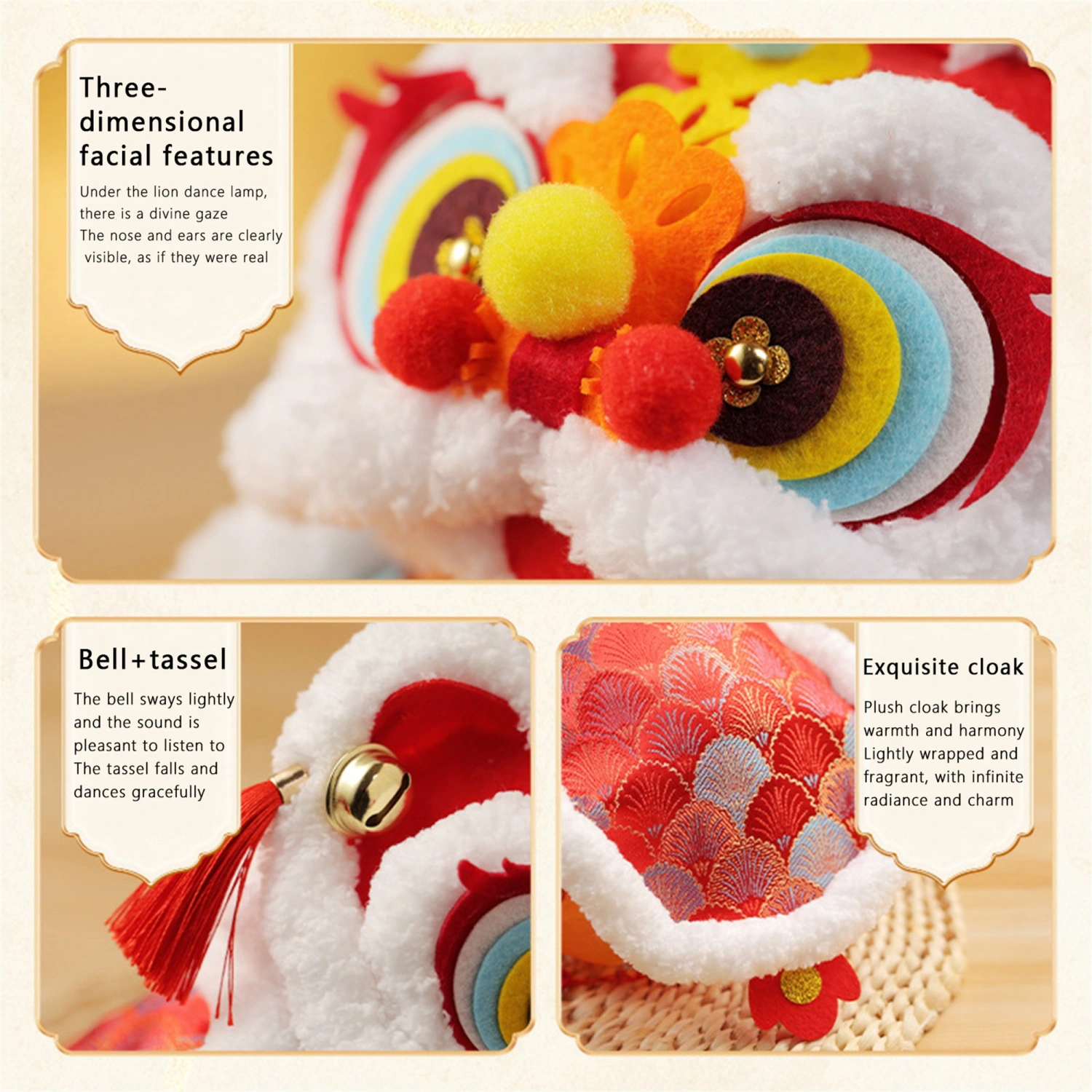Handheld DIY Lantern Lights Lion Dance Chinese Lanterns Craft Kits
