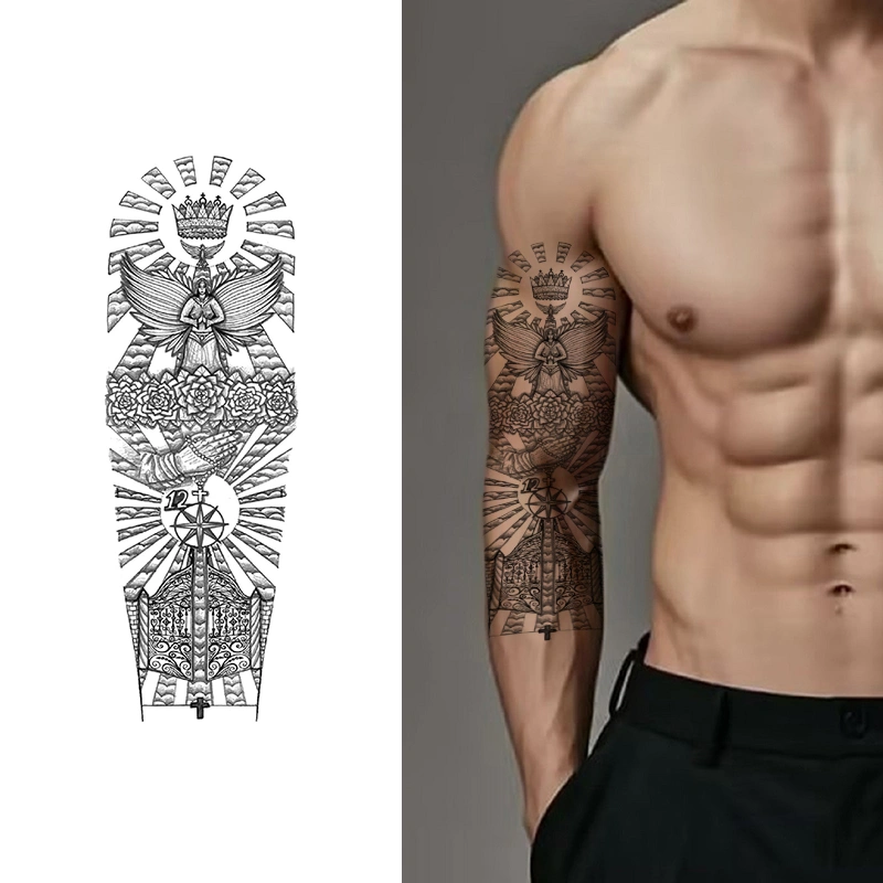 【GL】 Temporary Tattoo Long Lasting Realistic Waterproof Tattoo Sticker