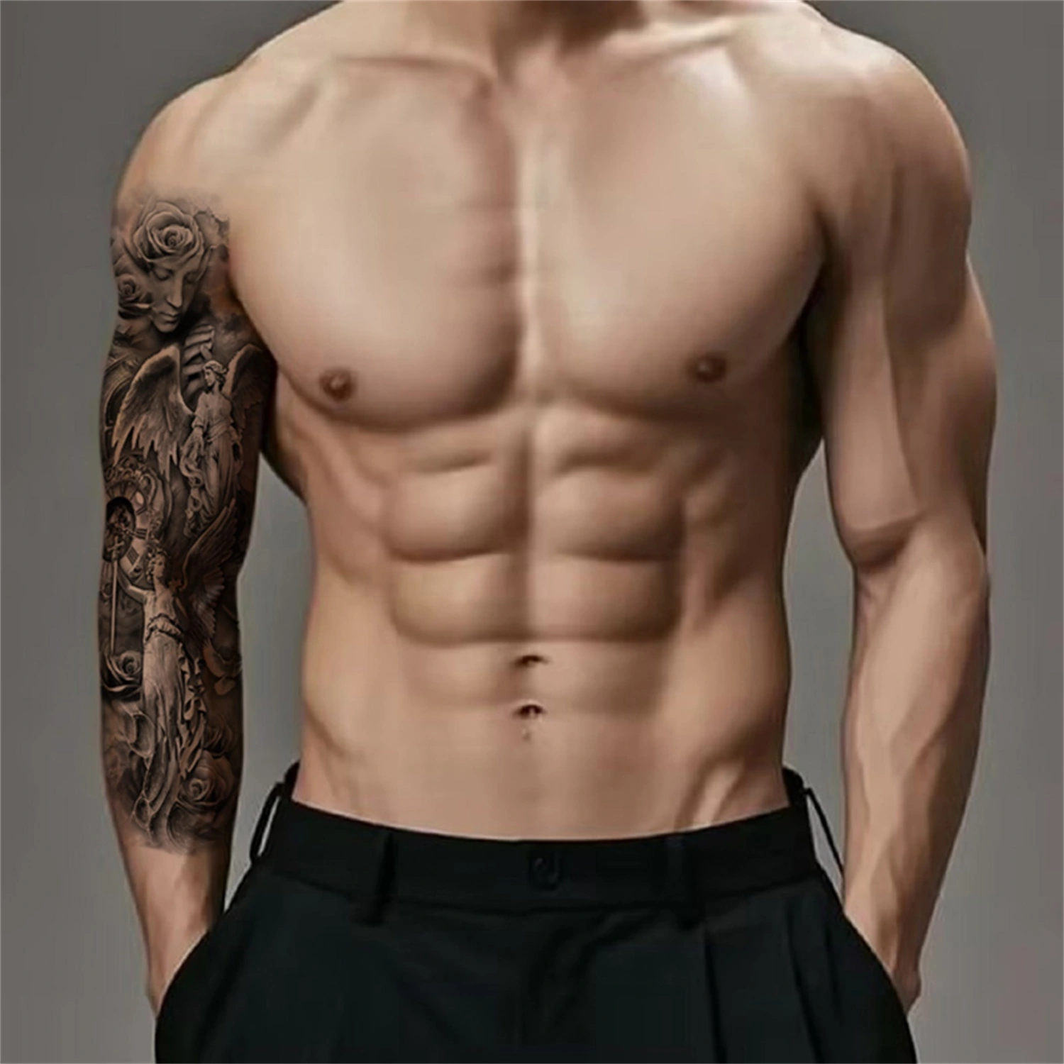 【GL】 Temporary Tattoo Long Lasting Realistic Waterproof Tattoo Sticker