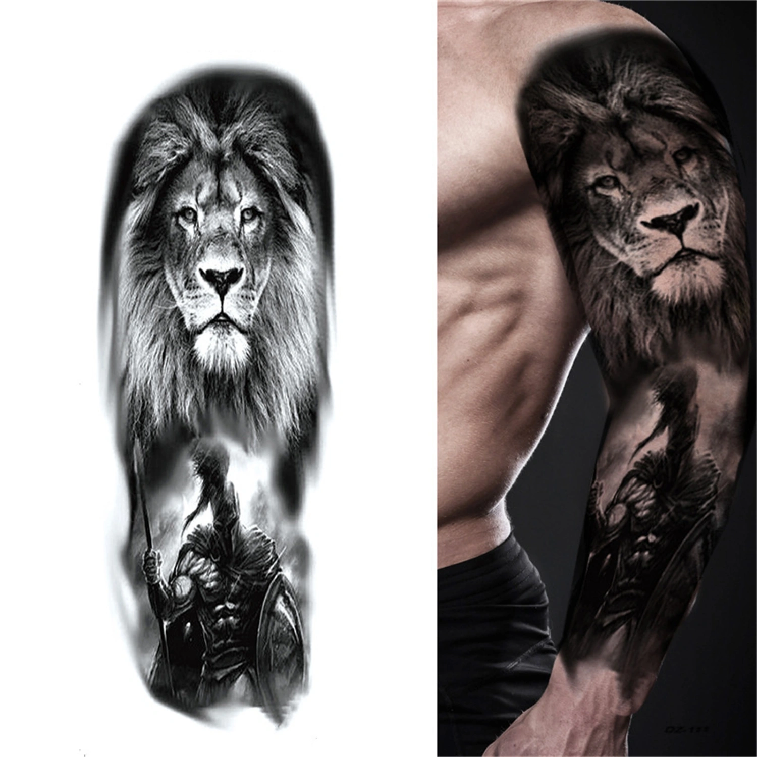 【GL】 Temporary Tattoo Long Lasting Realistic Waterproof Tattoo Sticker