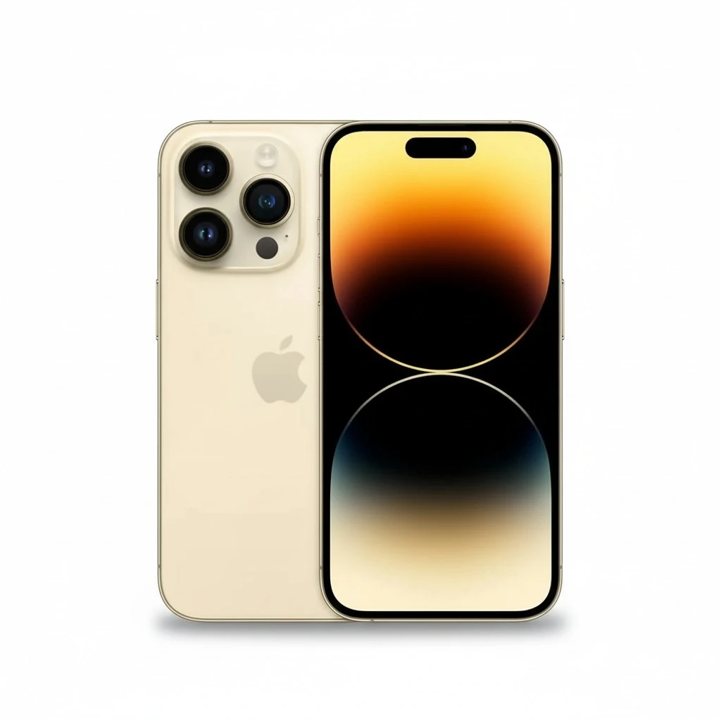 Apple iPhone 14 Pro, 256GB, Gold - Unlocked (Renewed)