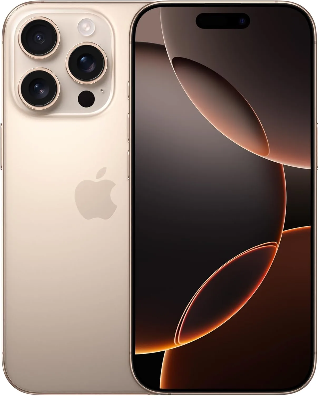 Apple iPhone 16 Pro Max, US Version, 256GB, Desert Titanium - Unlocked (Renewed Premium)