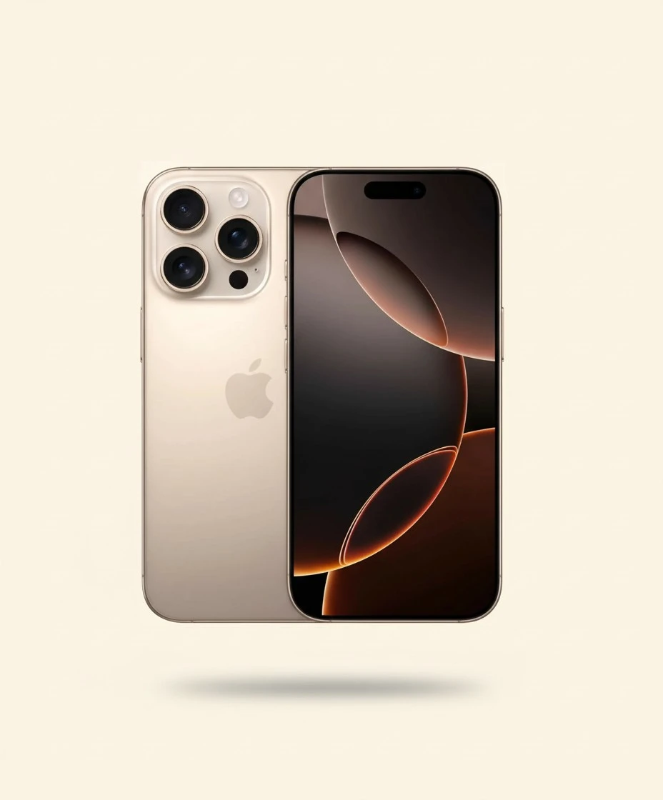 Apple iPhone 16 Pro Max, US Version, 512GB, Desert Titanium for Cricket (Renewed Premium)
