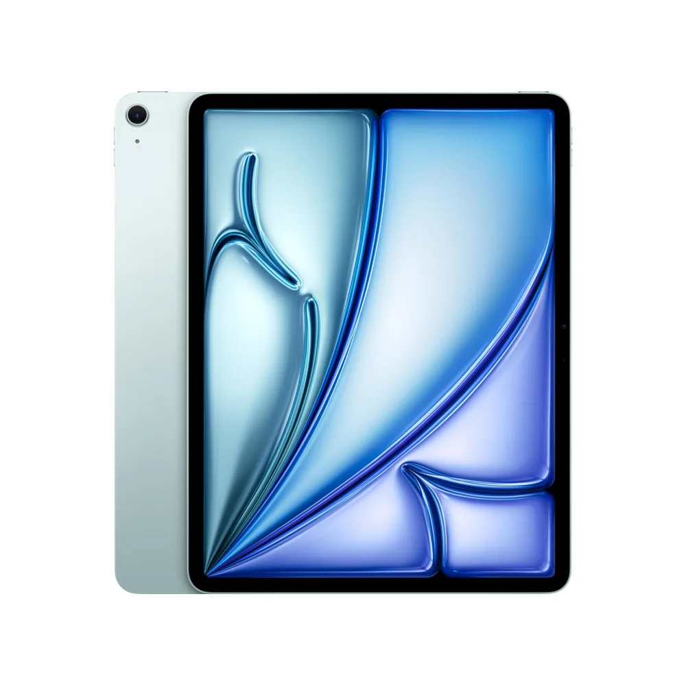 Apple iPad Air 13-inch (M2): Built for Apple Intelligence, Liquid Retina Display, 512GB, 12MP Front/Back Camera, Wi-Fi 6E, Touch ID, All-Day Battery Life — Blue (Renewed)