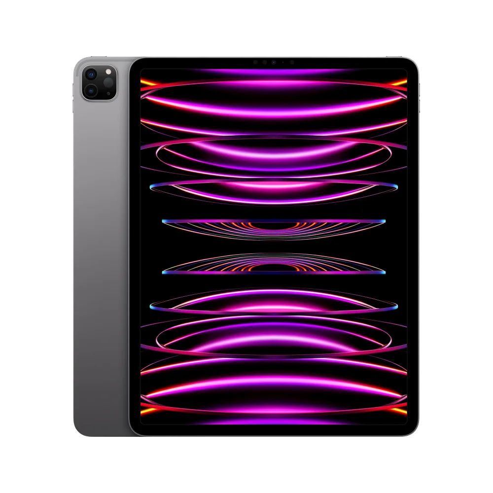 Apple 2022 iPad Pro 6th Gen (12.9-inch, Wi-Fi, 2TB) - Space Gray (Renewed Premium)