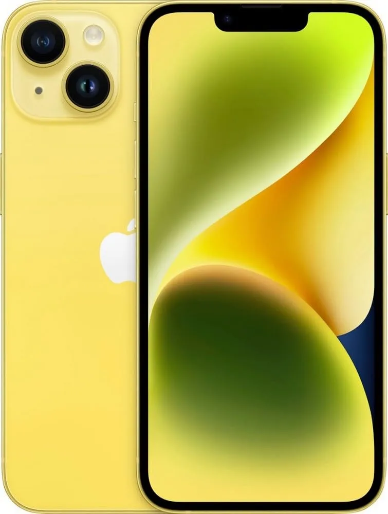 Apple iPhone 14, 128GB, Yellow - AT&T (Renewed)