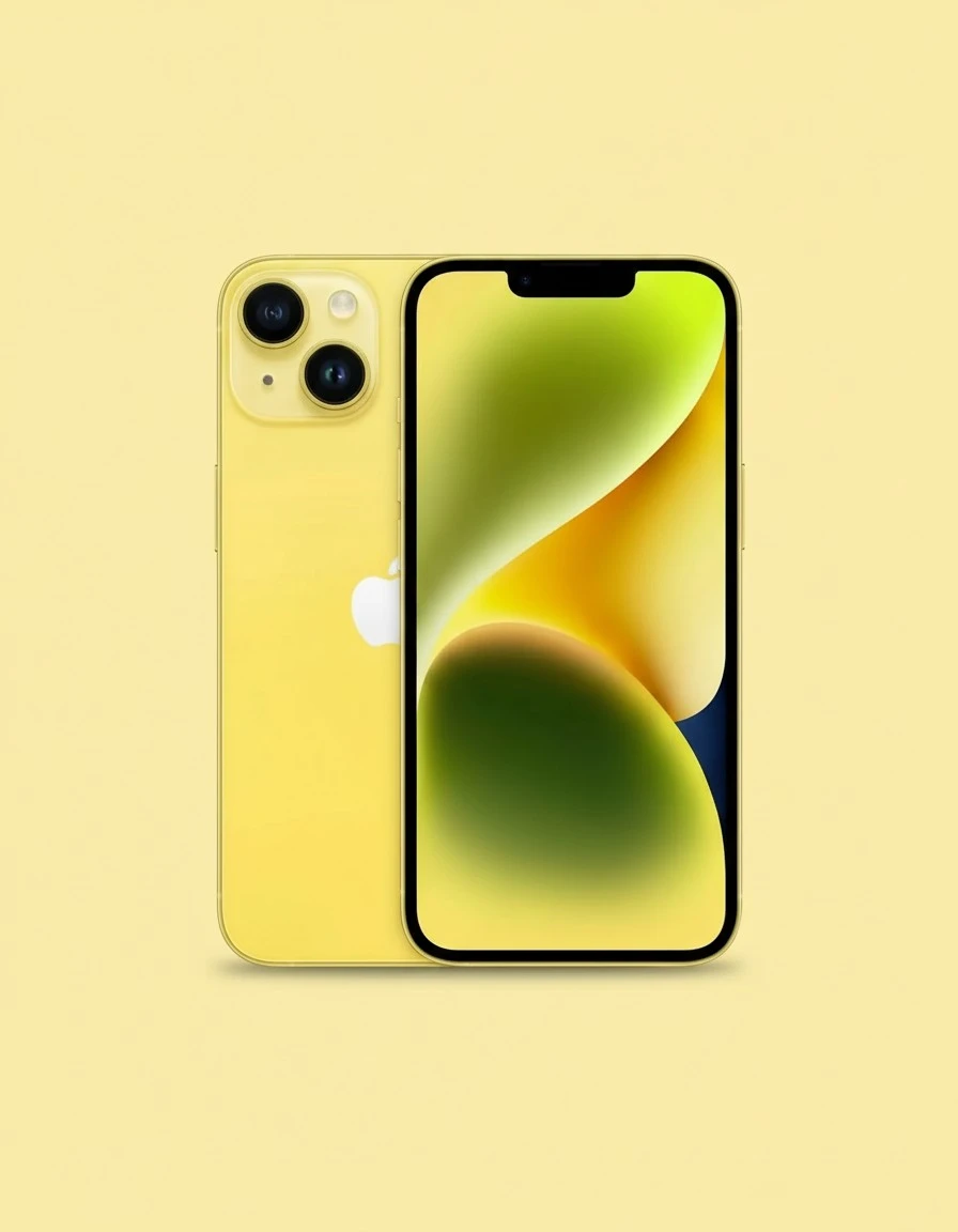 Apple iPhone 14, 128GB, Yellow - AT&T (Renewed)