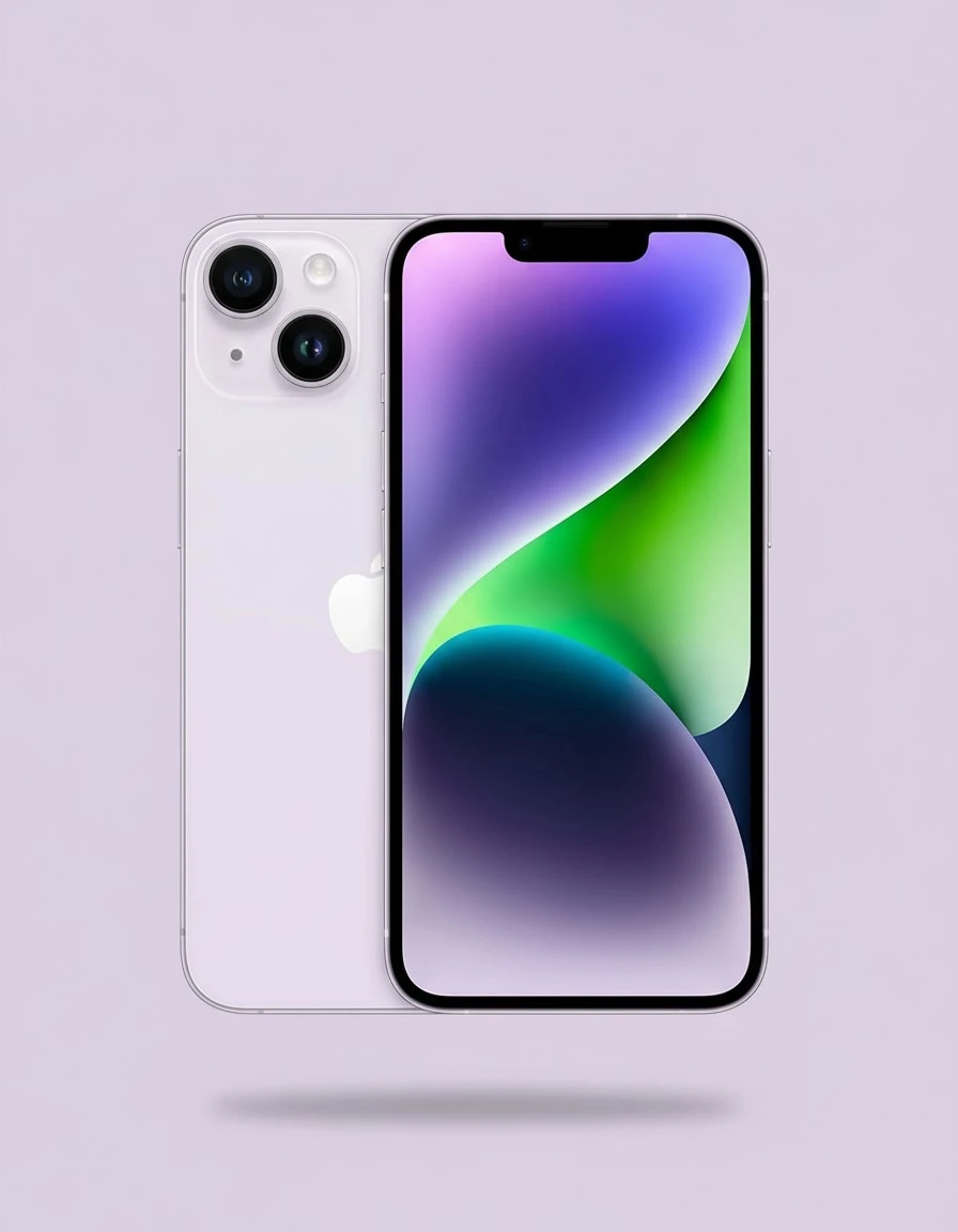 Apple iPhone 14, 256GB, Purple - Unlocked (Renewed)