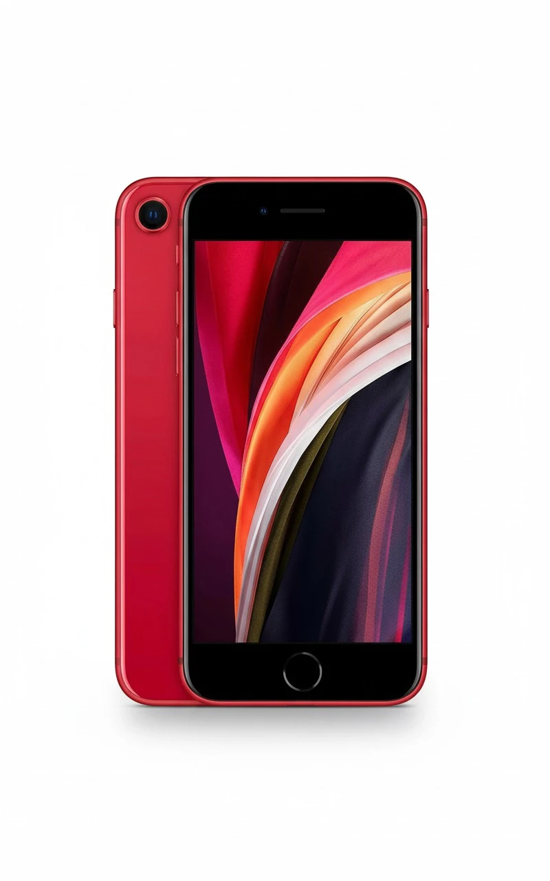 Apple iPhone SE (2nd Generation), 64GB, Red - Unlocked (Renewed)