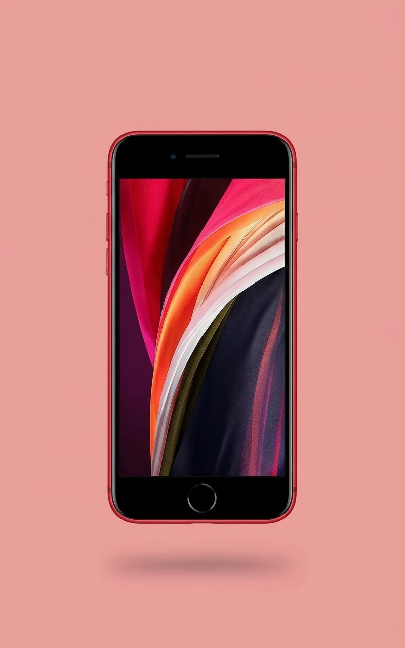 Apple iPhone SE (2nd Generation), 64GB, Red, Unlocked (Renewed Premium)