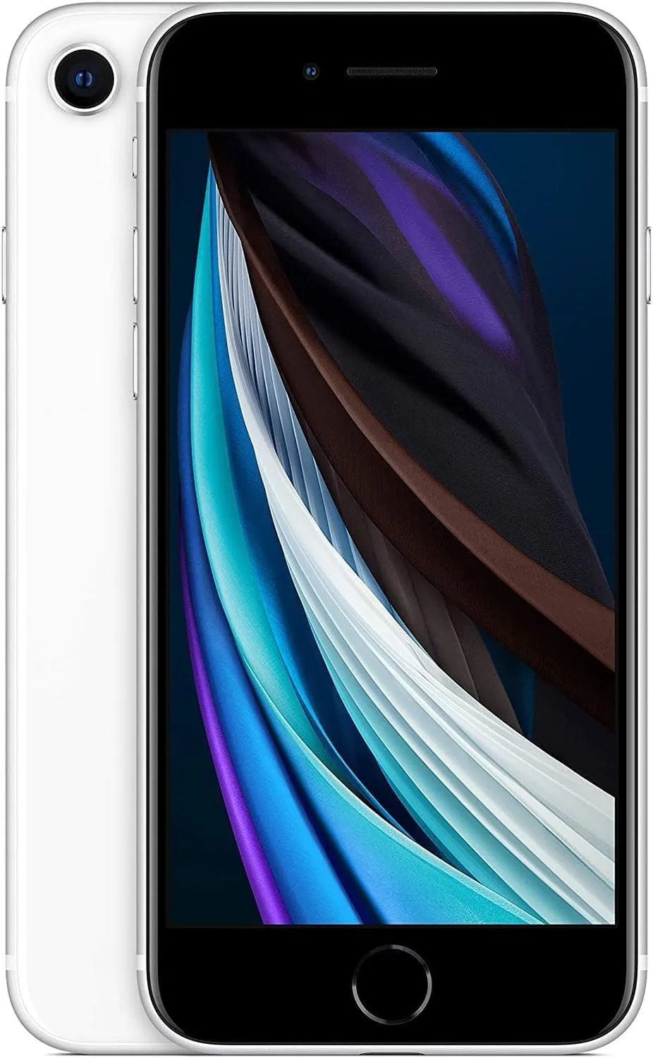 Apple iPhone SE (2nd Generation), 64GB, White, Unlocked (Renewed Premium)