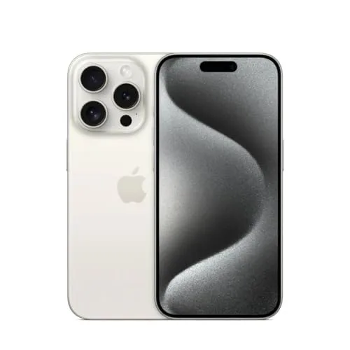 Apple iPhone 15 Pro Max, 512GB, White Titanium - Unlocked (Renewed Premium)