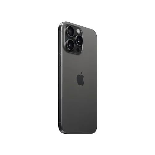 Apple iPhone 15 Pro Max, 1TB, Black Titanium - Unlocked (Renewed Premium)