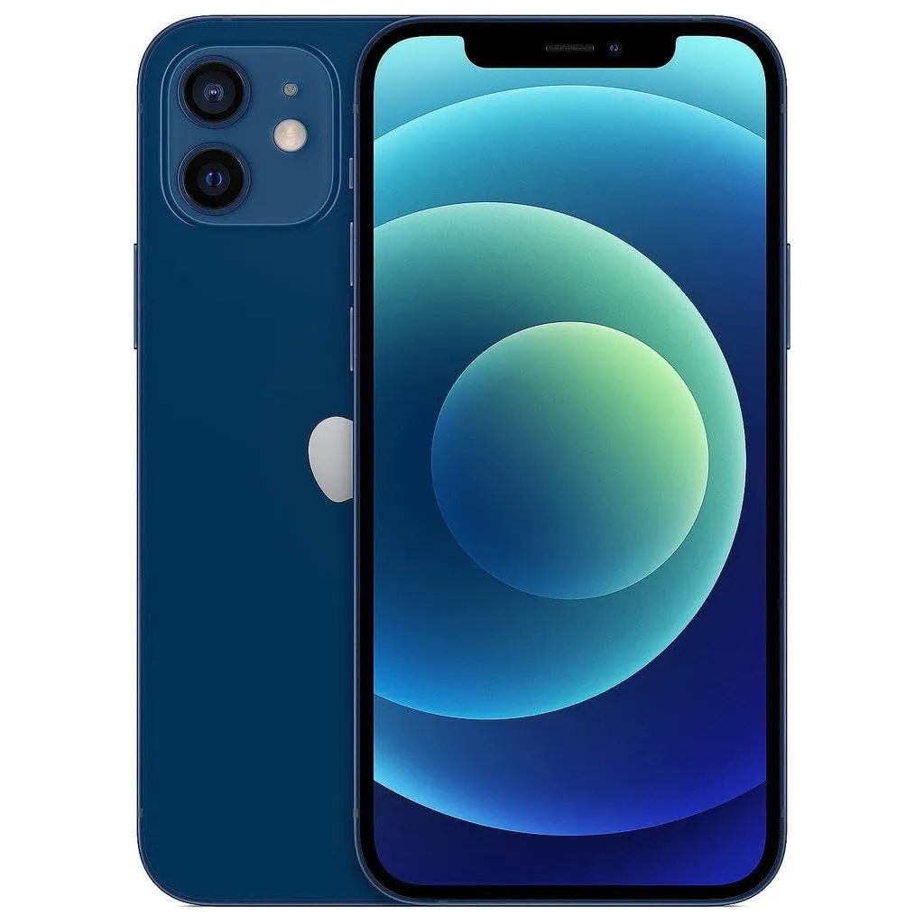 Apple iPhone 12, 128GB, Blue - Unlocked (Renewed Premium)