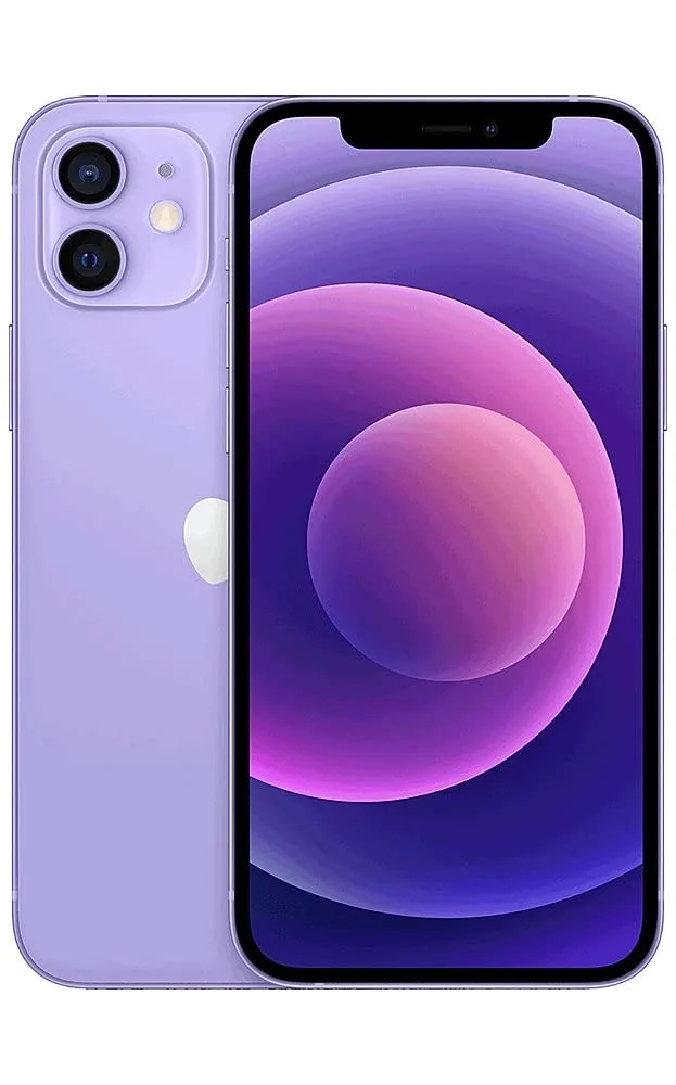 Apple iPhone 12, 256GB, Purple - Unlocked (Renewed)