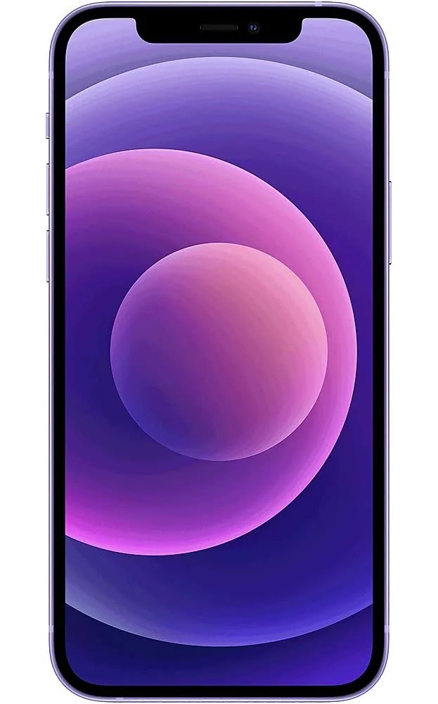 Apple iPhone 12, 256GB, Purple - Unlocked (Renewed)