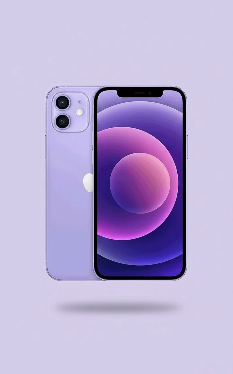 Apple iPhone 12, 256GB, Purple - Unlocked (Renewed)