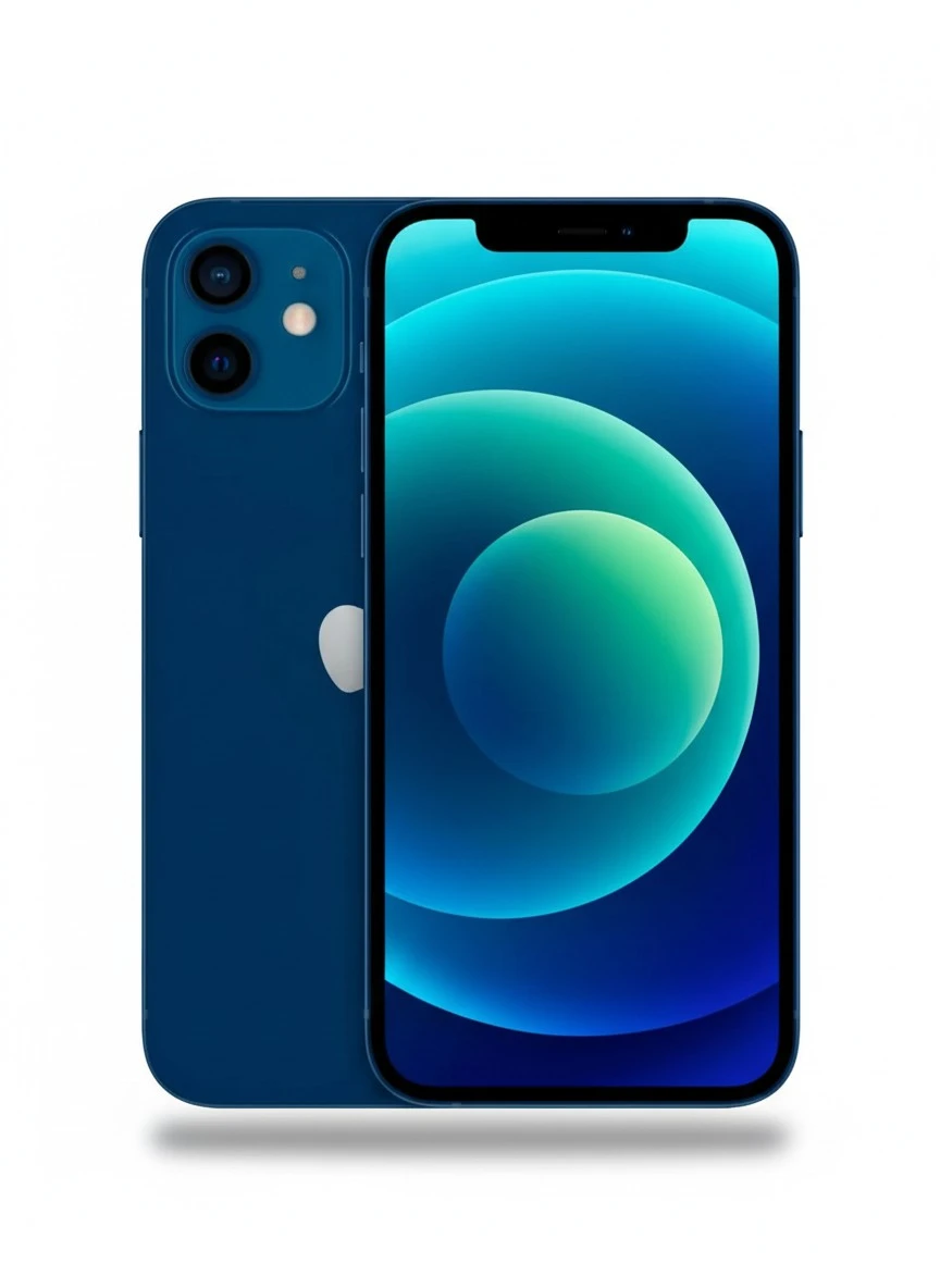 Apple iPhone 12, 256GB, Blue - Fully Unlocked (Renewed)