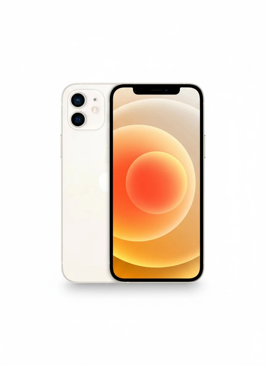 Apple iPhone 12, 64GB, White - T-Mobile (Renewed)