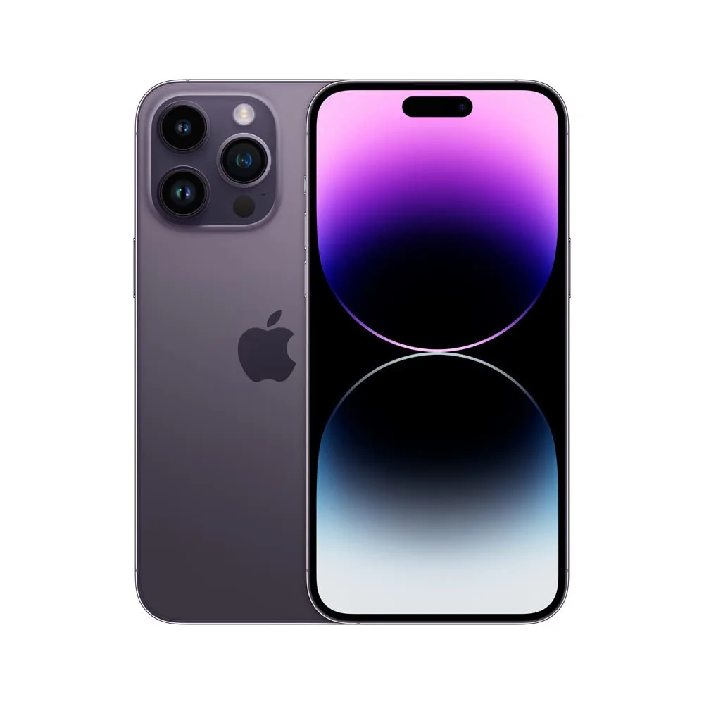 Apple iPhone 14 Pro Max, 256GB, Deep Purple - Unlocked (Renewed Premium)